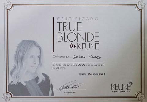 Certificado True Blond